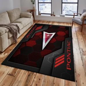 Pontiac Rug, Living Room Carpet For Pontiac Fan CAR182031525031 - Red