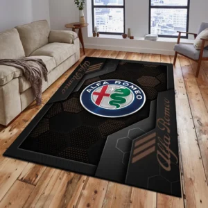 Alfa Romeo Rug, Living Room Carpet For Alfa Romeo Fan CAR182031525033 - Brown
