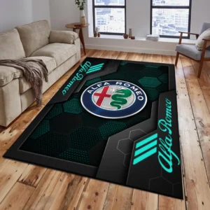 Alfa Romeo Rug, Living Room Carpet For Alfa Romeo Fan CAR182031525033 - Cyan