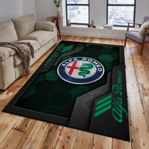 Alfa Romeo Rug, Living Room Carpet For Alfa Romeo Fan CAR182031525033 - Green