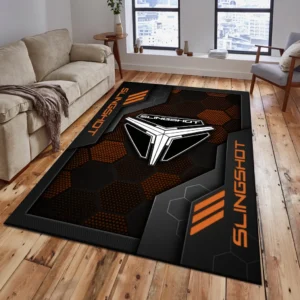 Polaris Slingshot Rug, Living Room Carpet For Polaris Slingshot Fan CAR182031525037 - Orange