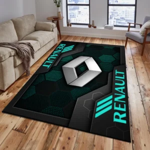 Renault Rug, Living Room Carpet For Renault Fan CAR182031525039 - Cyan