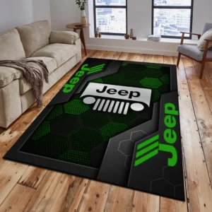 Jeep Rug, Living Room Carpet For Jeep Fan CAR182031525041 - Green