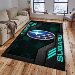 Subaru Rug, Living Room Carpet For Subaru Fan CAR182031525043 - Cyan