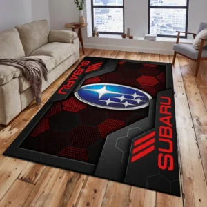 Subaru Rug, Living Room Carpet For Subaru Fan CAR182031525043 - Red
