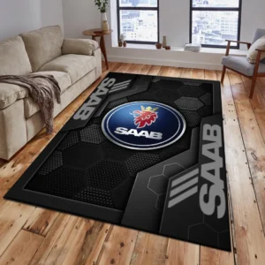 Saab Rug, Living Room Carpet For Saab Fan CAR182031525049 - Gray