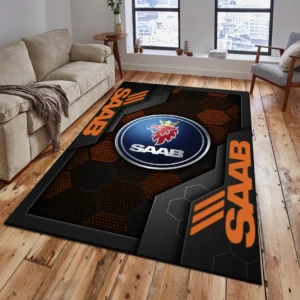 Saab Rug, Living Room Carpet For Saab Fan CAR182031525049 - Orange