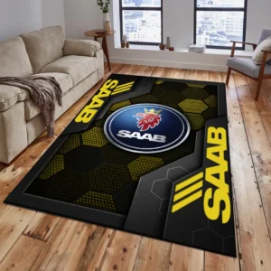 Saab Rug, Living Room Carpet For Saab Fan CAR182031525049 - Yellow