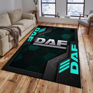 DAF Rug, Living Room Carpet For DAF Fan CAR182031525050 - Cyan