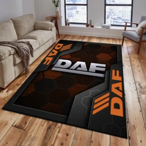 DAF Rug, Living Room Carpet For DAF Fan CAR182031525050 - Orange