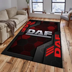 DAF Rug, Living Room Carpet For DAF Fan CAR182031525050 - Red
