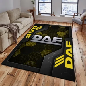 DAF Rug, Living Room Carpet For DAF Fan CAR182031525050 - Yellow