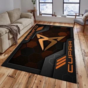 Cupra Rug, Living Room Carpet For Cupra Fan CAR182031525054 - Orange