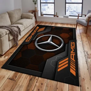 AMG Rug, Living Room Carpet For AMG Fan CAR182031525057 - Orange