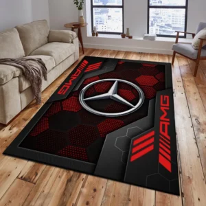 AMG Rug, Living Room Carpet For AMG Fan CAR182031525057 - Red