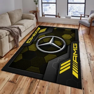 AMG Rug, Living Room Carpet For AMG Fan CAR182031525057 - Yellow