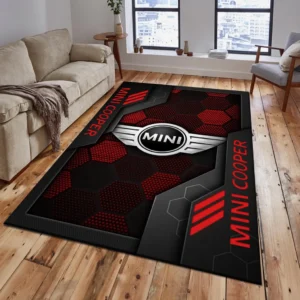 Mini cooper Rug, Living Room Carpet For Mini cooper Fan CAR182031525061 - Red