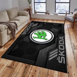 Skoda Rug, Living Room Carpet For Skoda Fan CAR182031525064 - Gray