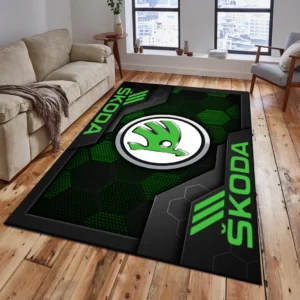 Skoda Rug, Living Room Carpet For Skoda Fan CAR182031525064 - Green
