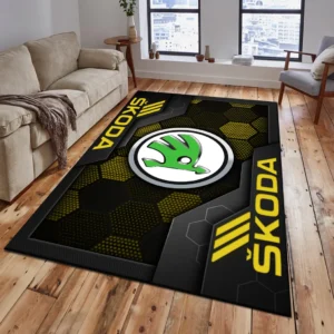 Skoda Rug, Living Room Carpet For Skoda Fan CAR182031525064 - Yellow