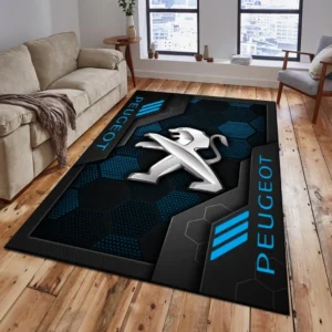 Peugeot Rug, Living Room Carpet For Peugeot Fan CAR182031525080 - Blue