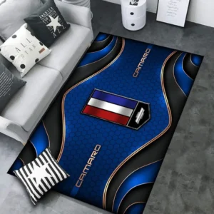 Chevrolet Camaro Rug Carpet For Home Decor, Gift For Chevrolet Camaro Lovers CAR189032125555 - Blue