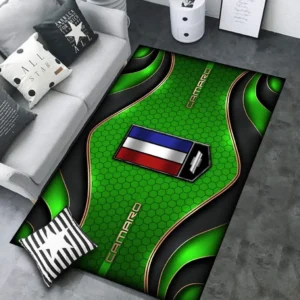 Chevrolet Camaro Rug Carpet For Home Decor, Gift For Chevrolet Camaro Lovers CAR189032125555 - Green