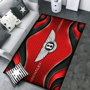 Bentley Rug Carpet For Home Decor, Gift For Bentley Lovers CAR189032125557 - Red