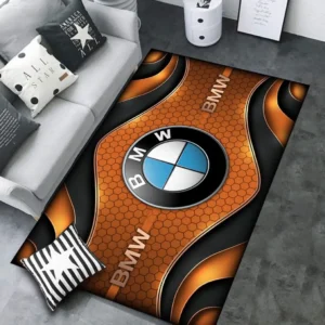 BMW Rug Carpet For Home Decor, Gift For BMW Lovers CAR189032125559 - Orange