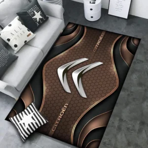Citroen Rug Carpet For Home Decor, Gift For Citroen Lovers CAR189032125560 - Brown