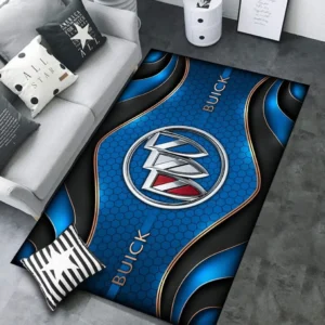 Buick Rug Carpet For Home Decor, Gift For Buick Lovers CAR189032125562 - Blue