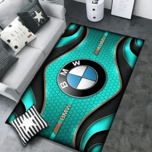 BMW M Rug Carpet For Home Decor, Gift For BMW M Lovers CAR189032125563 - Cyan