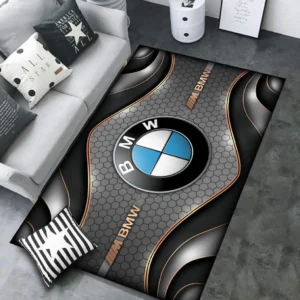 BMW M Rug Carpet For Home Decor, Gift For BMW M Lovers CAR189032125563 - Gray