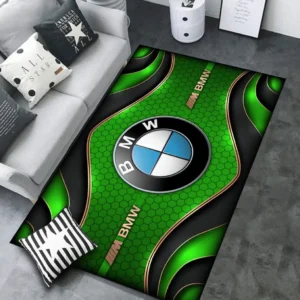 BMW M Rug Carpet For Home Decor, Gift For BMW M Lovers CAR189032125563 - Green