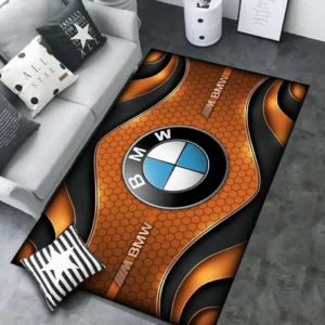 BMW M Rug Carpet For Home Decor, Gift For BMW M Lovers CAR189032125563 - Orange