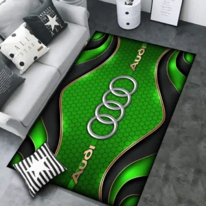 Audi Rug Carpet For Home Decor, Gift For Audi Lovers CAR189032125564 - Green