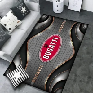 Bugatti Rug Carpet For Home Decor, Gift For Bugatti Lovers CAR189032125565 - Gray