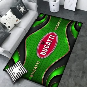 Bugatti Rug Carpet For Home Decor, Gift For Bugatti Lovers CAR189032125565 - Green