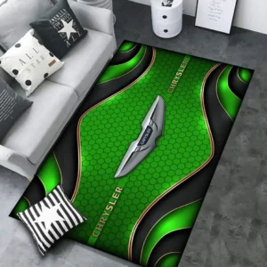 Chrysler Rug Carpet For Home Decor, Gift For Chrysler Lovers CAR189032125566 - Green