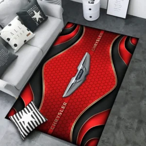 Chrysler Rug Carpet For Home Decor, Gift For Chrysler Lovers CAR189032125566 - Red
