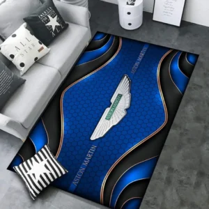 Aston Martin Rug Carpet For Home Decor, Gift For Aston Martin Lovers CAR189032125569 - Blue