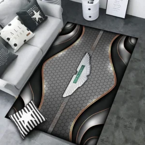Aston Martin Rug Carpet For Home Decor, Gift For Aston Martin Lovers CAR189032125569 - Gray