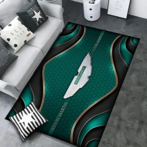 Aston Martin Rug Carpet For Home Decor, Gift For Aston Martin Lovers CAR189032125569 - Green