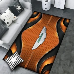 Aston Martin Rug Carpet For Home Decor, Gift For Aston Martin Lovers CAR189032125569 - Orange