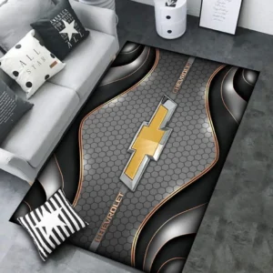 Chevrolet Rug Carpet For Home Decor, Gift For Chevrolet Lovers CAR189032125571 - Gray