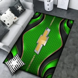 Chevrolet Rug Carpet For Home Decor, Gift For Chevrolet Lovers CAR189032125571 - Green