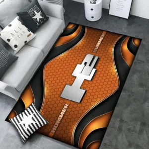Hummer H2 Rug Carpet For Home Decor, Gift For Hummer H2 Lovers CAR189032125572 - Orange