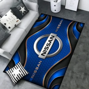 Nissan Rug Carpet For Home Decor, Gift For Nissan Lovers CAR189032125573 - Blue