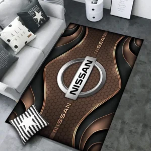 Nissan Rug Carpet For Home Decor, Gift For Nissan Lovers CAR189032125573 - Brown