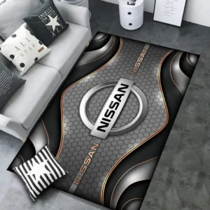 Nissan Rug Carpet For Home Decor, Gift For Nissan Lovers CAR189032125573 - Gray